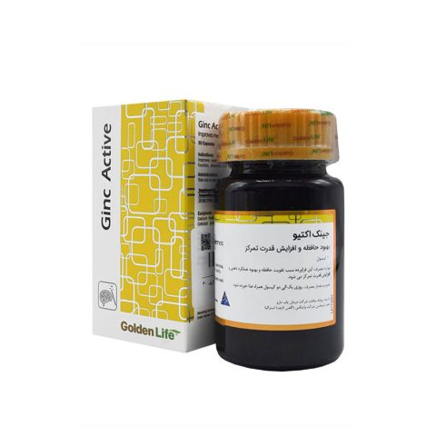 کپسول جینک اکتیو گلدن لایف 30 عدد