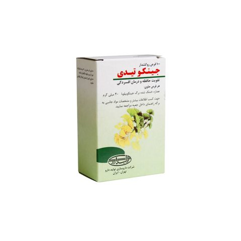 قرص گیاهی جینکو تیدی تولید دارو 100 عدد