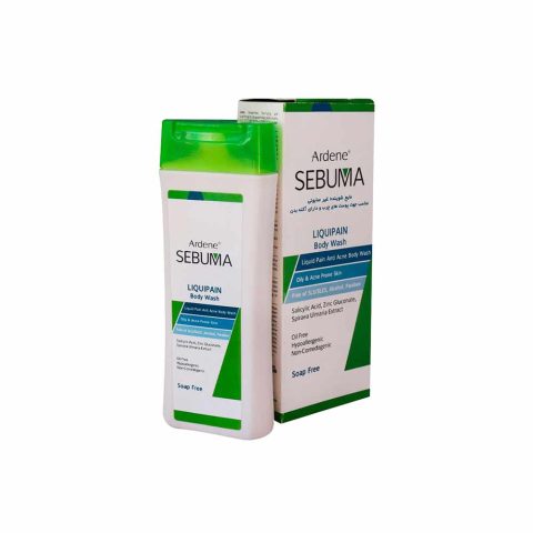 مایع شوینده غیر صابونی بدن آردن مدل سبوما مناسب پوست‌های چرب و دارای آکنه 250 میلی لیتر