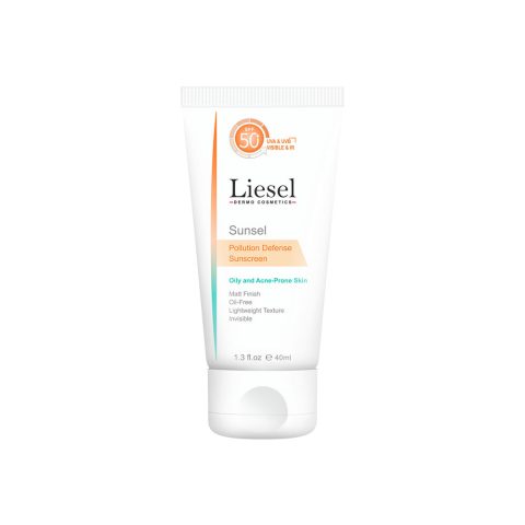 کرم ضد آفتاب بی رنگ لایسل +SPF50 مناسب پوست و مختلط 40 میلی لیتر