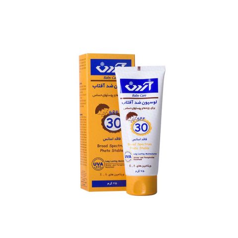 کرم ضد آفتاب کودک آردن با SPF30